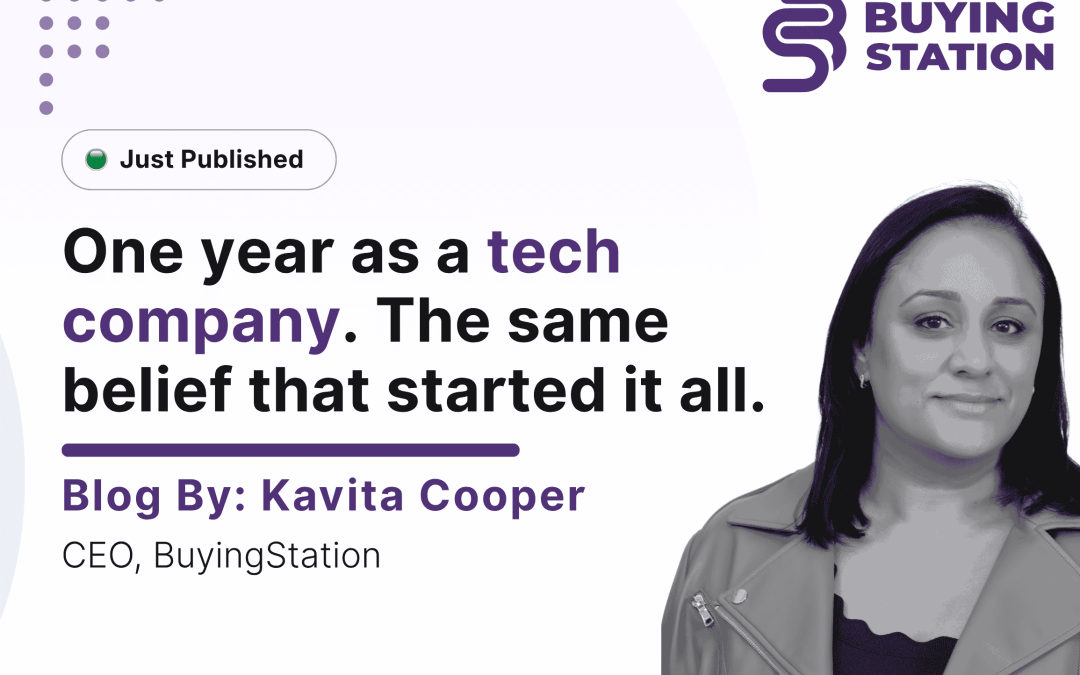 One year as a tech company. The same belief that started it all.